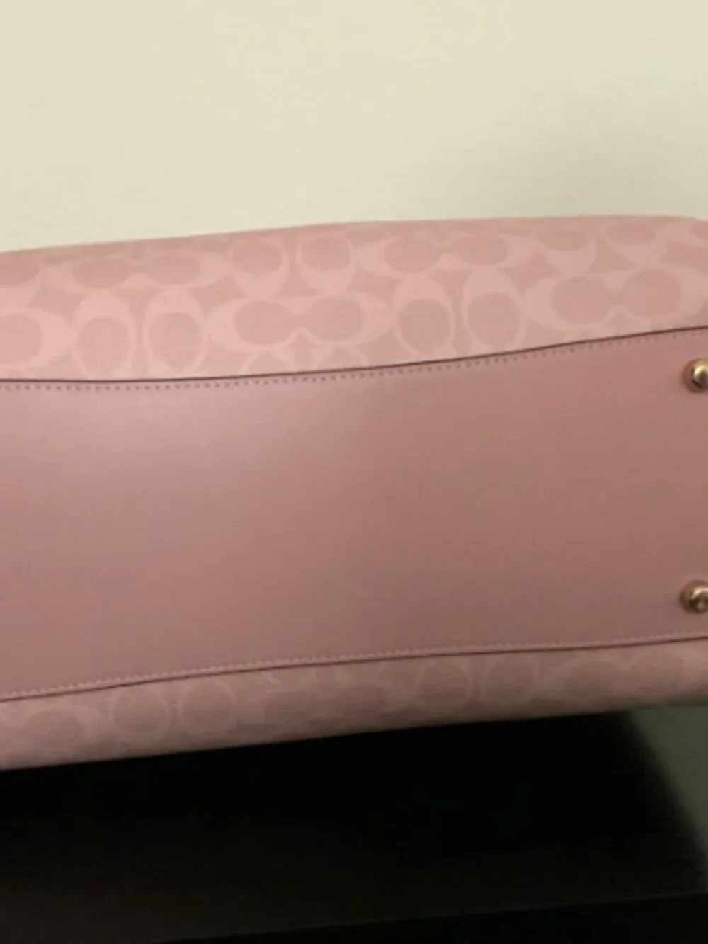 Like New Coach Large Powder Pink Rowan - Picture 8 of 9